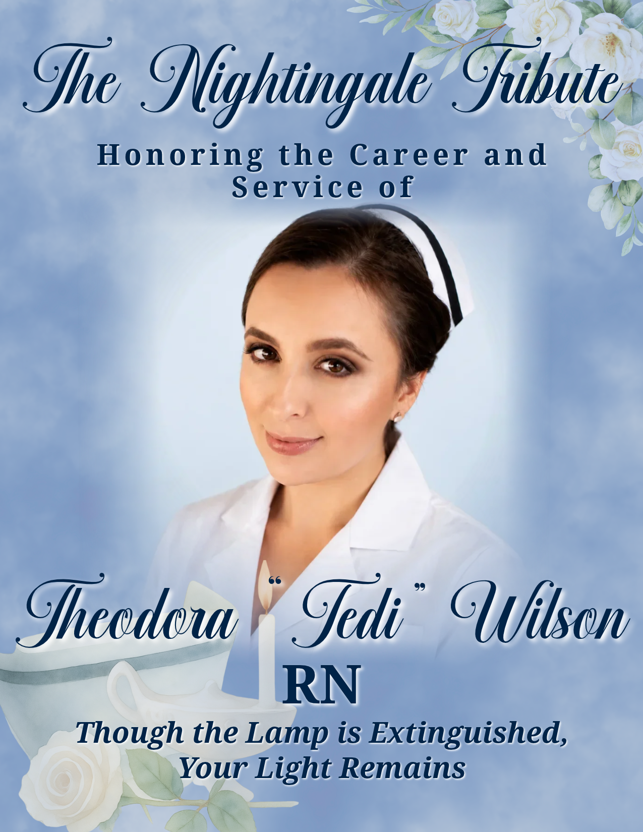 Portrait of Theodora "Tedi" Wilson, RN